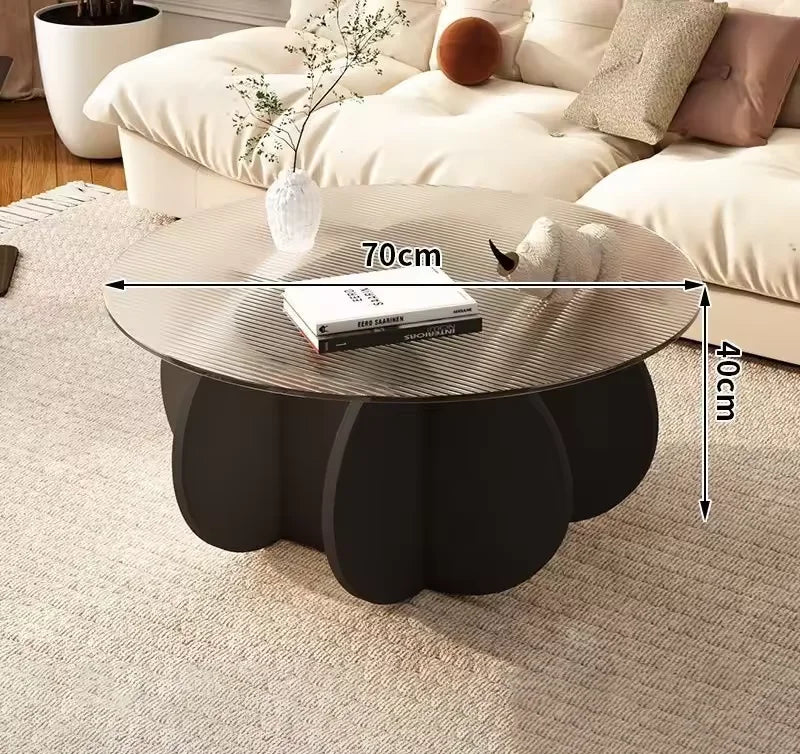 Unique Display Coffee Table Clear Ornaments Aesthetic Minimalist Coffee Table Luxury Design Mesa Centro Salon Home Furniture