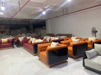 Light luxury sofa leather sofa luxury high-end new modern senior living room new Chinese European and American sofa