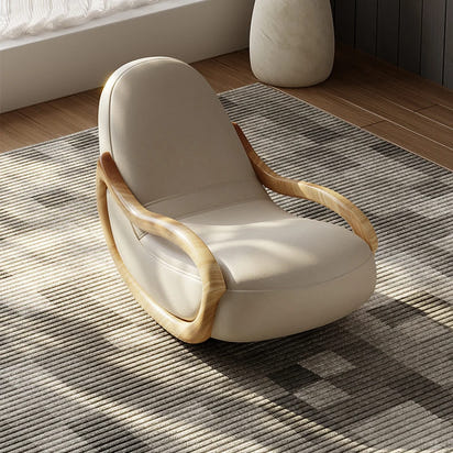 Relaxing Lounges Accent Chair Lazy Household Rocking Living Room Sofa Relax Armchairs Break Celebrity Creamy Balcony Furniture