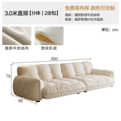 Classic Living Room Sofas Modern Minimalist Luxury Comfortable Decor Sofa Multifunctional Relaxing Adult Sillon Cama Furniture