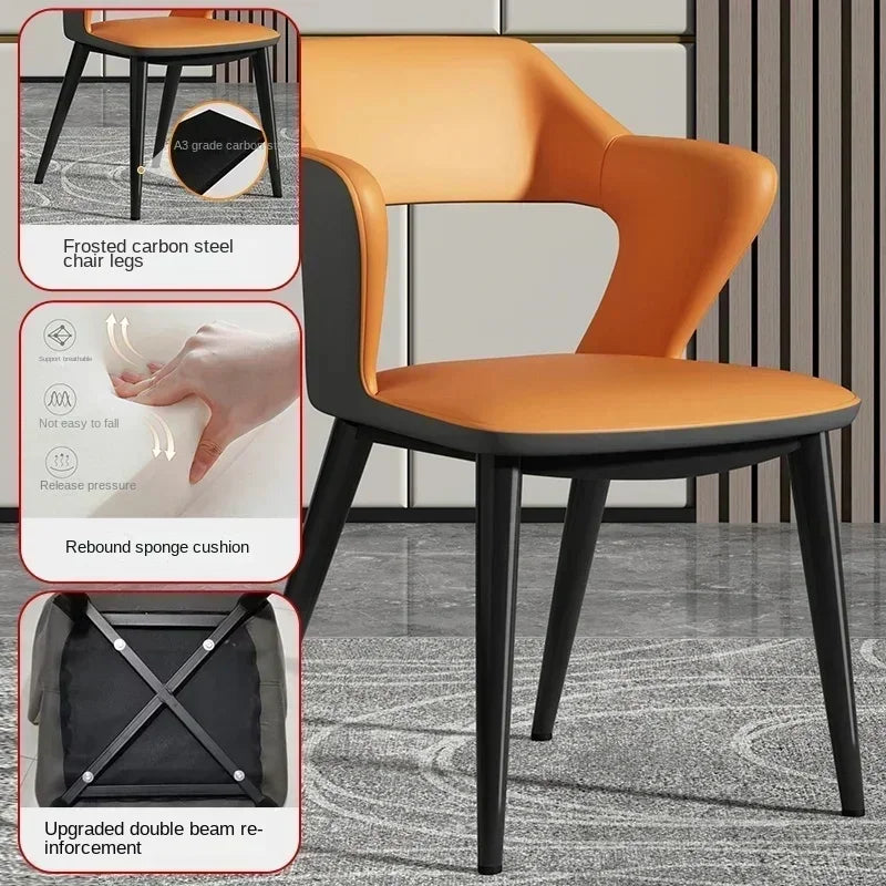 Designer Office Dining Chairs Computer Gaming Relaxing Balcony Luxury Dining Chairs Modern Sedie Cucina Moderne Home Furniture