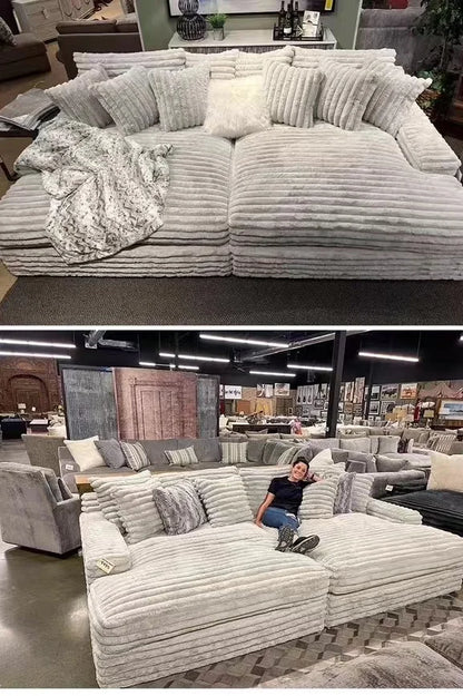 Couch Potato Comfortable Down Cloud Small Sofas Family Cloth Art Removable Combination Living Room Balcony Bedroom Creative