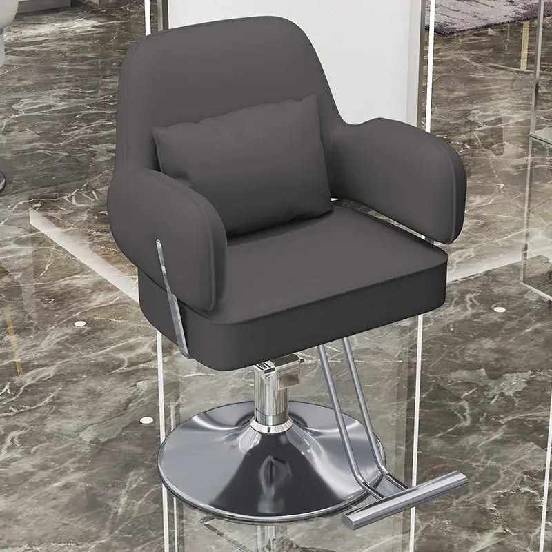 Luxury Barber Chairs Hair Salon Special Liftable Barber Chair Simple Salon Furniture Hairdressing Salon Chairs