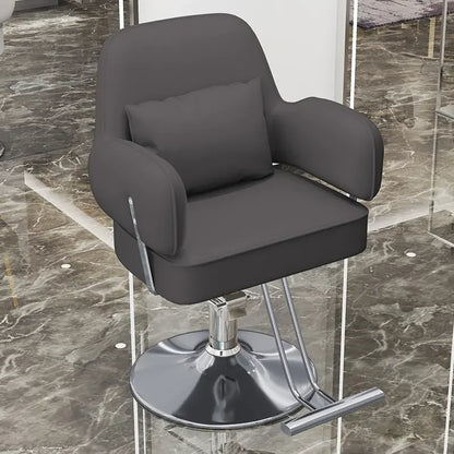 Luxury Barber Chairs Hair Salon Special Liftable Barber Chair Simple Salon Furniture Hairdressing Salon Chairs