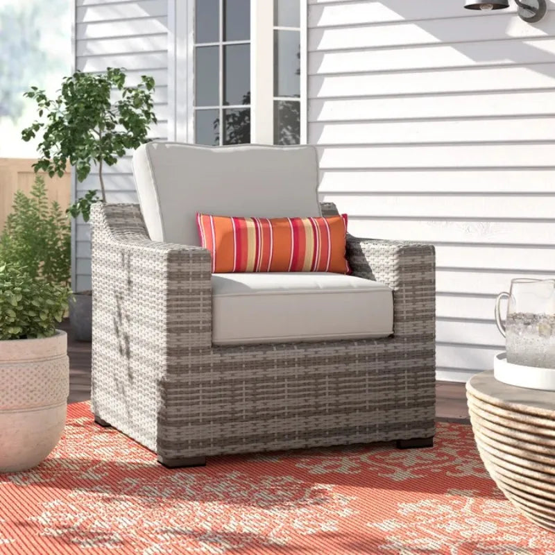 Fully Assembled Patio Chair with Cushions