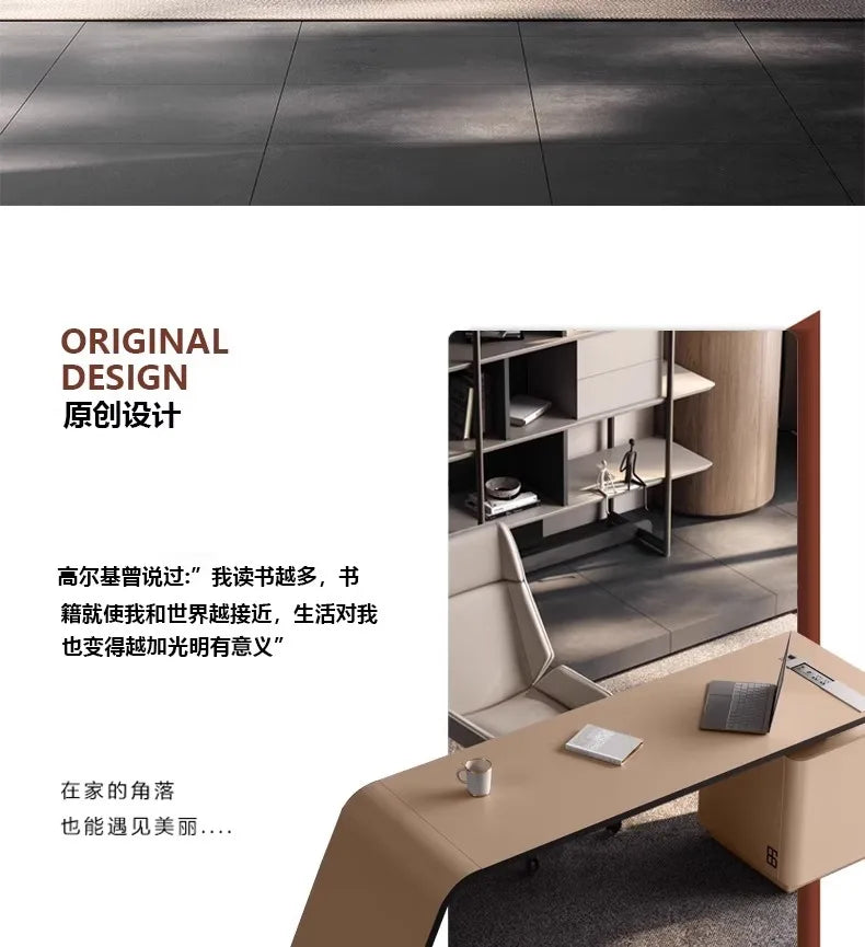 Luxury Paint Office Desk High-end Simple Modern Creative Boss Desk President Manager Mesas De Escritorio Office Furniture