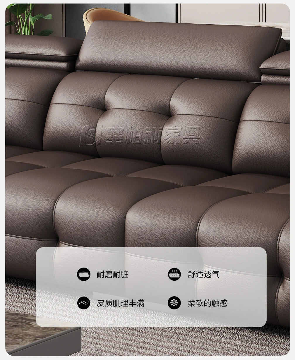 Modern Leather Living Room Sofas Couch Lazy Nordic Luxury Minimalist Living Room Sofas Lounge Designer Muebles Home Furniture