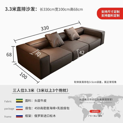 Nordic Minimalist Living Room Sofas Leather Sex Recliner Designer Lounge Sofas Garden Relaxing Designer Divano Salon Furniture