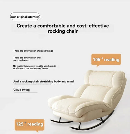 Lazy sofa, rocking chair, lounge chair, balcony, home use leisure chair, reclining or sleeping, living room rocking chair