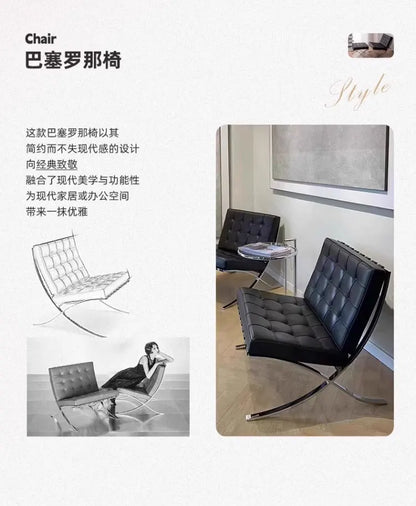 Black Metal Living Room Chairs Balcony Throne Relax Reading Modern Room Decor Fashion Chairs Comfortable Sillones Home Design