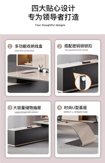 Factory Promotion Computer Desks Work Creativity Creativity Conference Office Desk Reception Secretary  Desk  Unique Designer