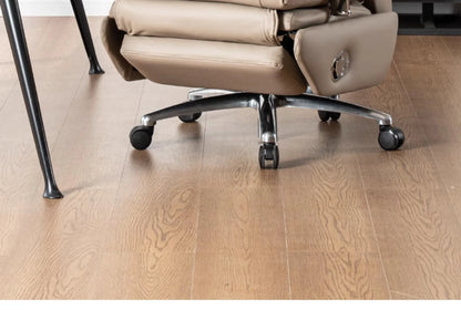 High-end office computer chair, comfortable leather electric massage office chair, adjustable recliner