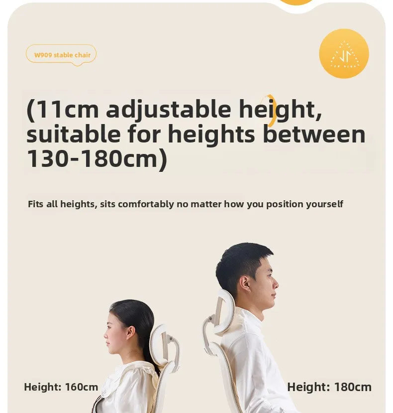 New model Durable Office Study Chair Computer Chair Household Desk Chair Student Writing Chair Waist Protection Ergonomic Chair