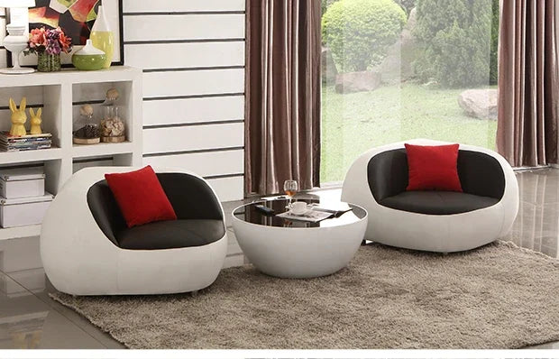 Nordic Accent Living Room Sofas Lazy Couch Leather Luxury Gaming Sofas Designer Decor Relaxing Divano Lounge Suite Furniture