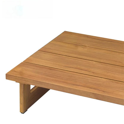 Garden Garden Furniture Outdoor Sofa Set Modern Home Style Teak Sofa with Coffee Table