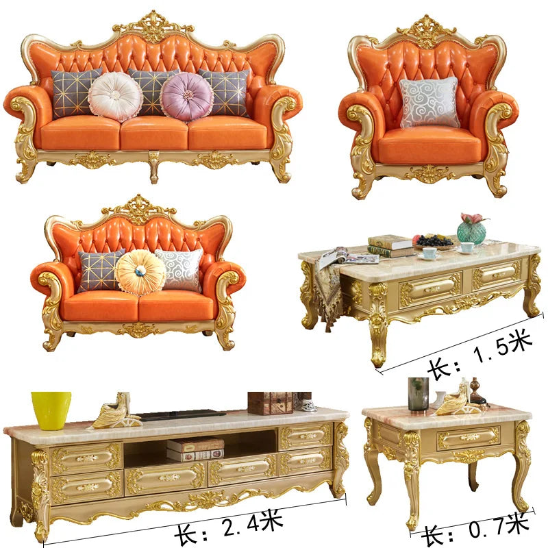 Couch Pouf Living Room Sofa Set European Floor Designer Relaxing Luxury Nordic Sofas Recliner Room Decor Divano Home Furniture