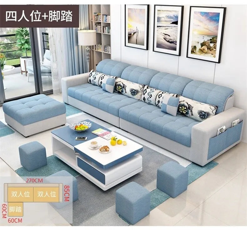 Minimalist Living Room Sofas European Armchair Wooden Modern Big Sofas Lounges Nordic Italian Divano Soggiorno Home Furniture