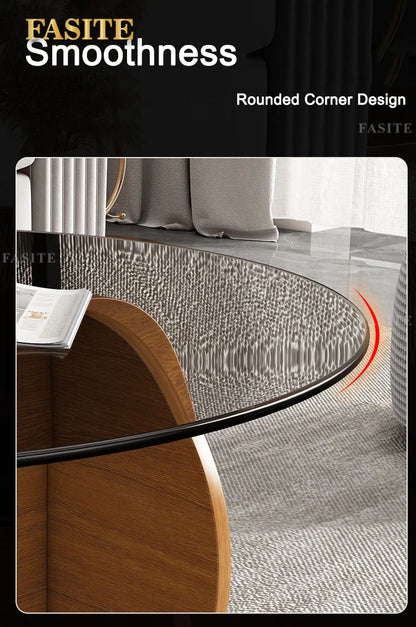 Unique Display Coffee Table Clear Ornaments Aesthetic Minimalist Coffee Table Luxury Design Mesa Centro Salon Home Furniture