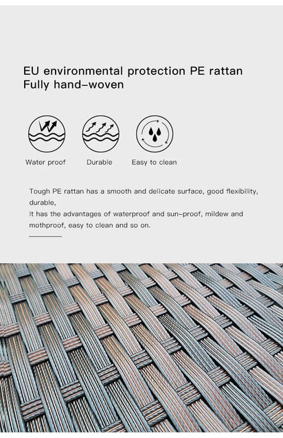 Campingaz Sofa Set House Garden Outdoor Lounge Set Simple Gray