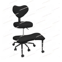 ADHD Chair, Adjustable Height & Footrest, Cross-Leg Meditation Chair with Wheels