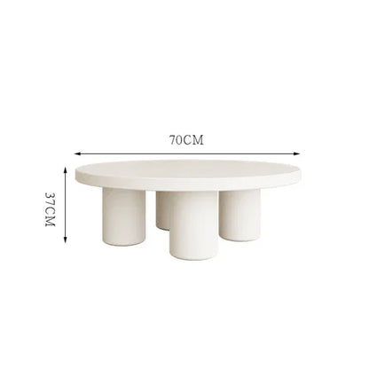 Table d'appoint minimaliste esthétique en bois blanc, ronde, petite Table basse Simple, Design moderne, meubles auxiliaires pour la maison