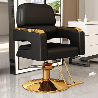 Creative Luxury Barber Chairs Modern Simple Style Minimalist Salon Chairs Space Saving Italian Friseurstuhl Salon Furniture
