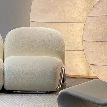 Modular Single Sofa Bedroom Balcony Living Room Leisure Chair Antique Designer Fabric Lazy Sofa Artistic Furniture
