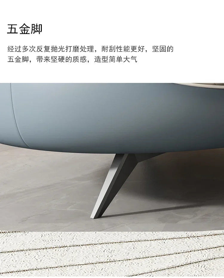 xxzModern curved sofa living room deck chair hotel homestay leisure beauty couch