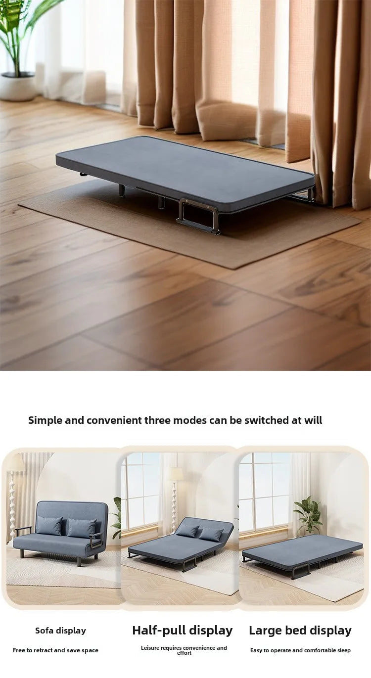 Small apartment sofa bed multifunctional lunch bed nap bed escort bed living room office sofa chair foldable bed
