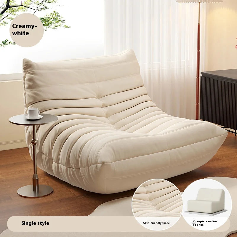 Modern Double Lazy Sofa Living Room Minimalist Relaxing Recliner Sofa Puff Comfortable Salas Y Sofas Muebles Room Decor