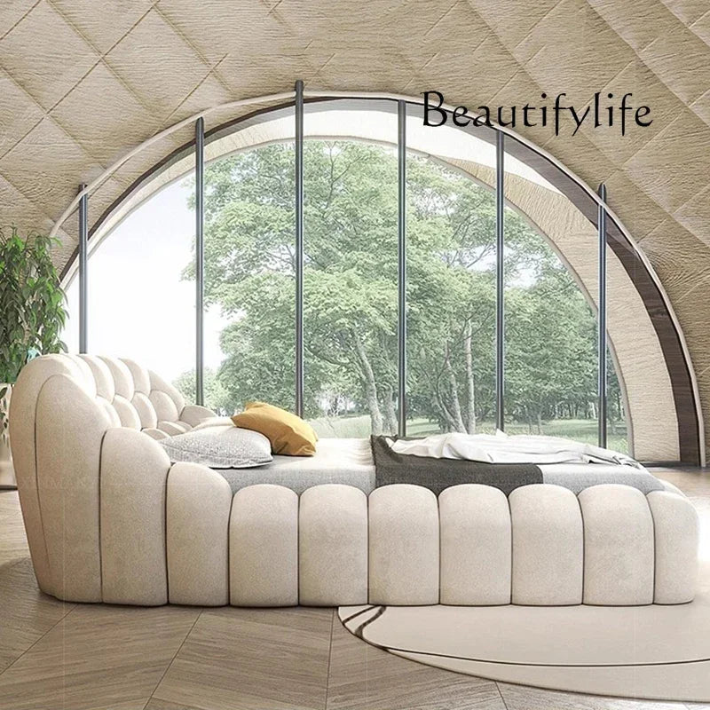 V TH R Luxury Double Bed Modern Floor Design Wooden Space Saving Japanese Soft Cheap Bed Comfortable Cama Solteiro Unique Furnit