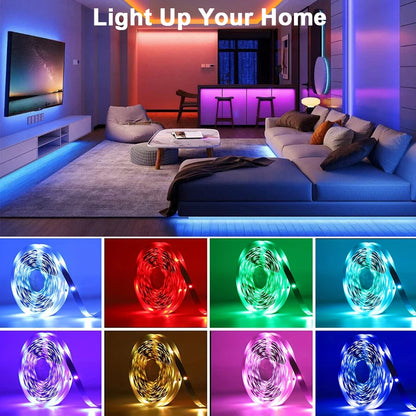 RGB LED Strip Lights Music Sync APP Control USB
