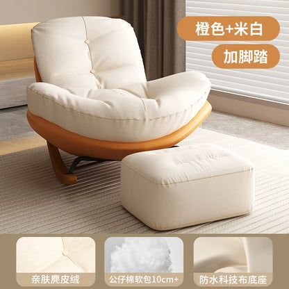 Living room recliner light luxury lazy sofa penguin chair modern simple home bedroom balcony leisure chair