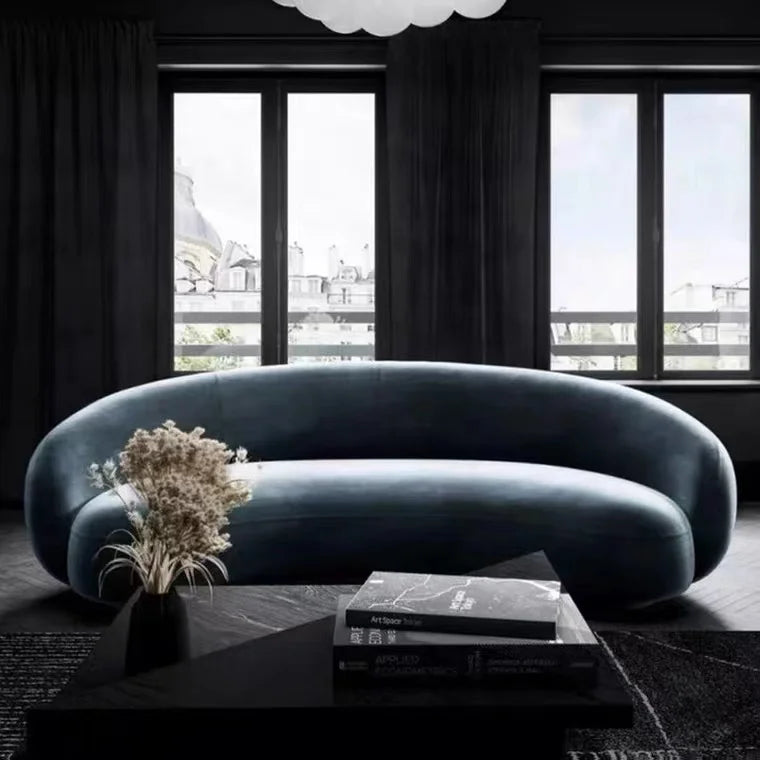 Nordic l Shape Sectional Sofa With Ottoman Modular Combination Velvet Modular Sofas Long Couch