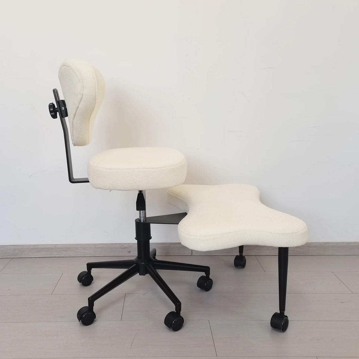Cross Legged Chair - Meditation Chair With Wheels  ADHD Chair Height Adjustable Seat  Adjustable Footstool