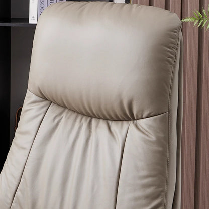 Leather Adjustable Office Chair Back Support Design Comfy Ergonomic Office Chair Recline Massage Cadeiras Home Furniture