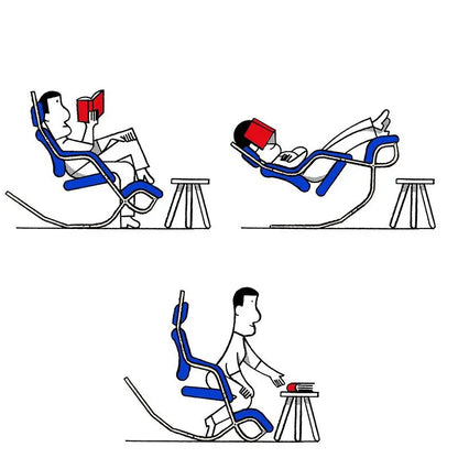 Gravity balance chair, European new living room bedroom multi-functional single sofa chair