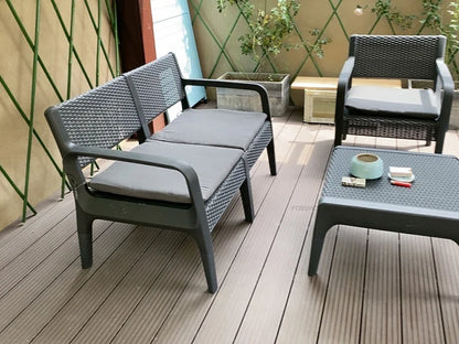 Creative Garden Furniture Sets Villa Terrace Patio Furniture Outdoor Set Household Leisure Outdoor Table and Chairs Combination