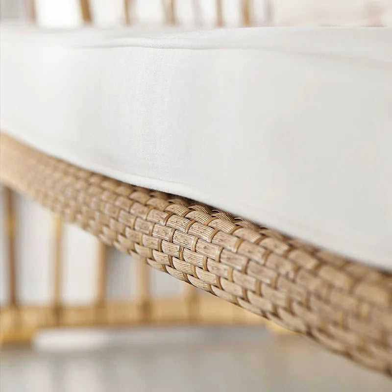 Rattan chairs, sofas, outdoor indoor modular living rooms, rattan balconies, leisure homestays, country houses, courtyards, terr