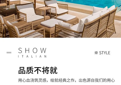 Living Room Chairs Outdoor Sofas Homestay Minimalist Design Balcony Garden Sofas Accent Modern Furniture Gartenstuhl Lshysf