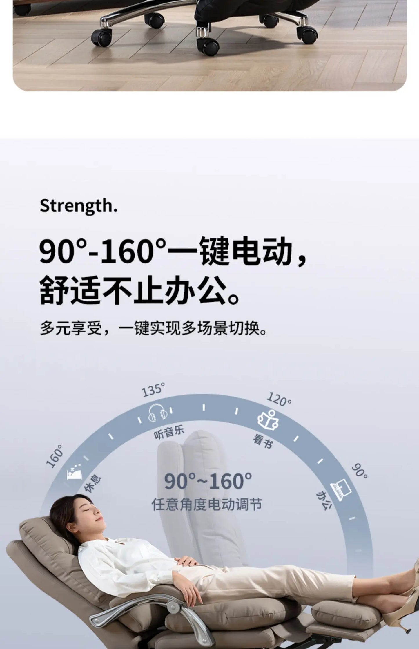 Comfortable Mobile Office Chairs Gaming Meeting Adjust Recliner Office Chairs Computer Sedentary Furniture Chaise Bureau LLOC