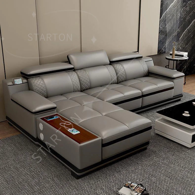 Sofas for Home Leather Designer Custom New Design Large Modern Set Living Room Furniture Modular Corner