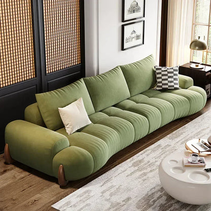 Large Lounge Sofa Cheap Cushion Simple Curved Human Dog Bed Sofa Puffs Chaise Couches Sofa Europeu De Luxo Living Room Furniture