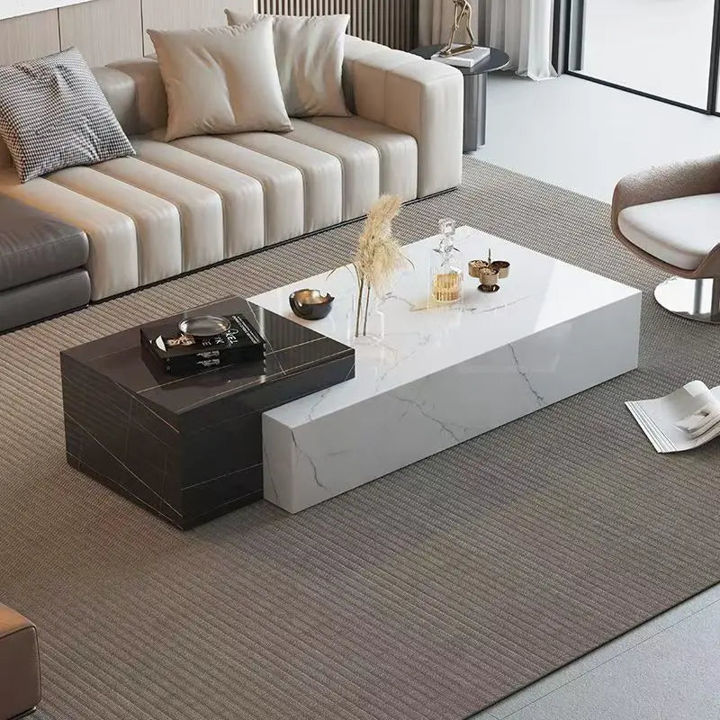 Frame Aesthetic Coffee Table Clear Design Modern Luxury Coffee Table Magazine Bedroom Mesa Centro Salon Furniture Accessories