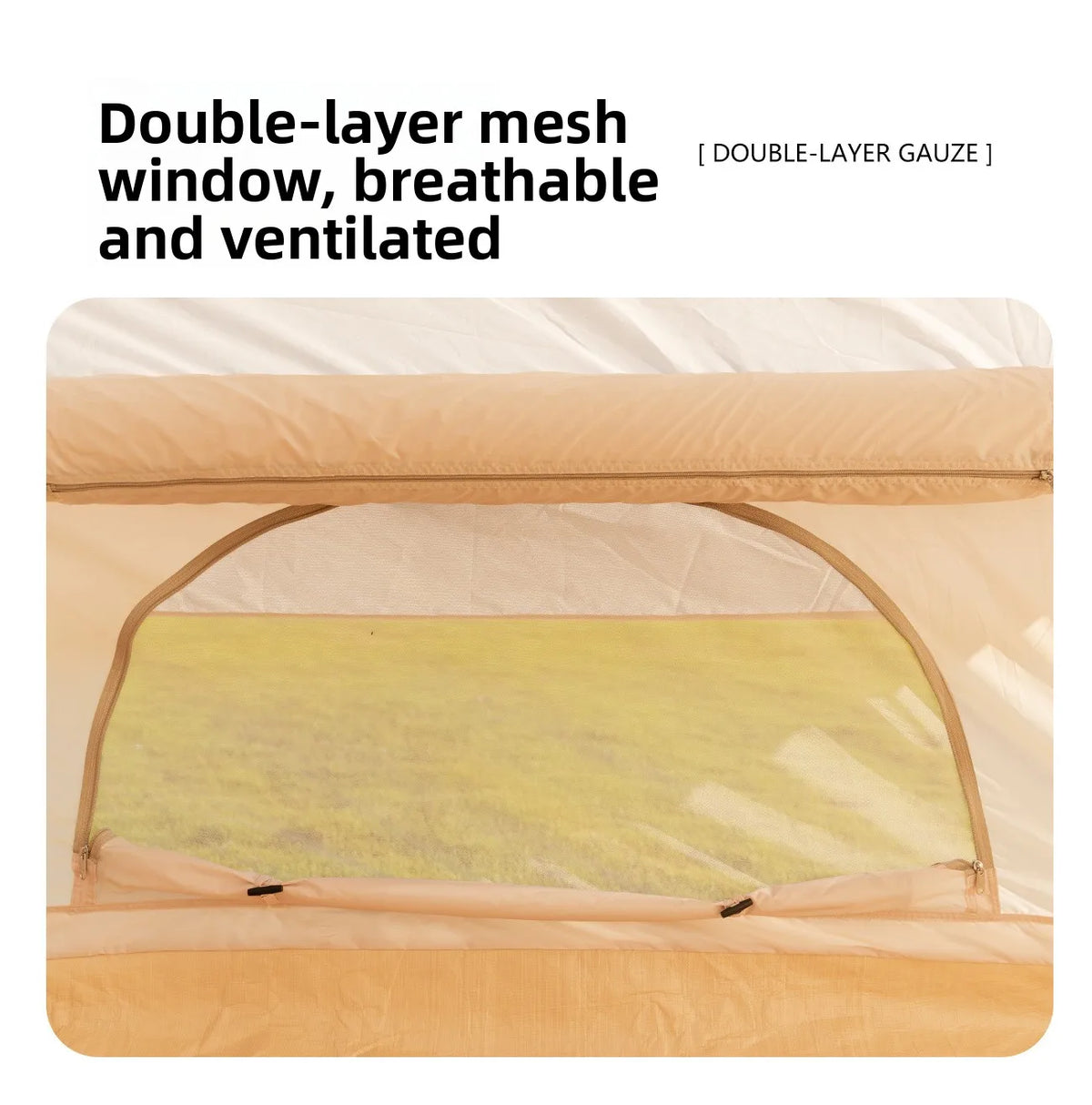 The Mountainhiker Inflatable Tent,equipped with Storage Bags and An Air Pump, Is Ideal for Outdoor Hiking Activities