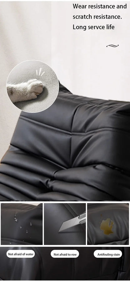 Caterpillar sofa togo modern living room balcony lounge lazy sofa available white lamb wool sofa