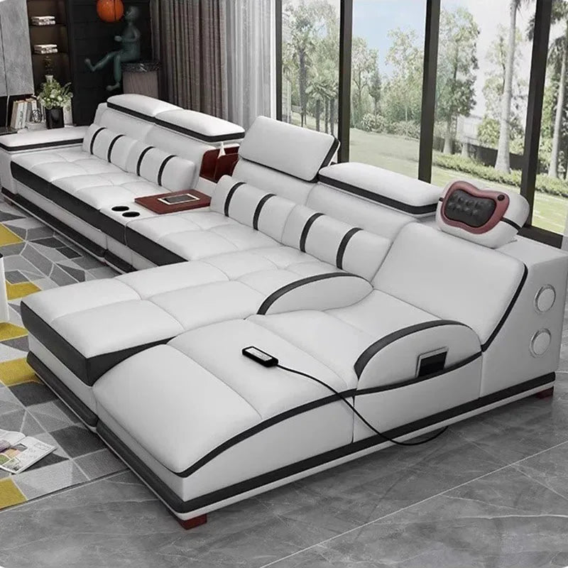Large Size Lazy Living Room Sofas Leather Relaxing Modern Cheap Lounge Living Room Sofas Luxury Koltuk Takımı Home Decoration