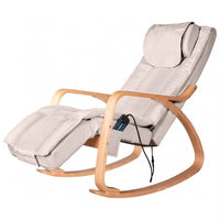 Folding Shiatsu Massage Chair with Adjustable Backrest and Heated Back
