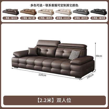 Modern Leather Living Room Sofas Couch Lazy Nordic Luxury Minimalist Living Room Sofas Lounge Designer Muebles Home Furniture