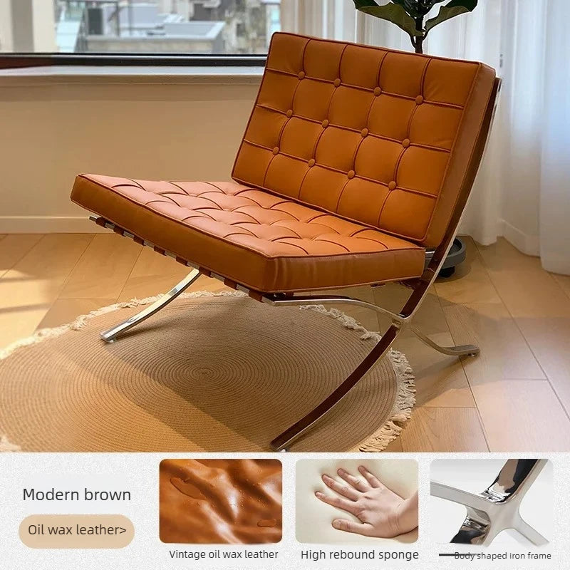 Nordic Luxury Living Room Chairs Armchair Makeup Floor Living Room Chairs Leather Designer Cadeiras De Sala De Estar Furniture